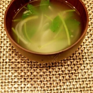 ☆三つ葉の白いお吸い物☆